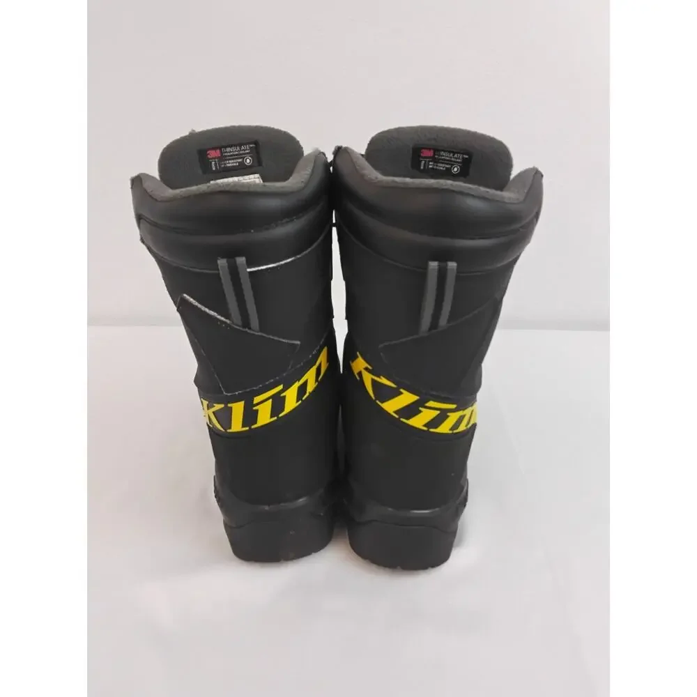 Klim Adrenaline GTX Snowmobile Boots 3108-002 Men's 10 Black Gore-tex #W4715